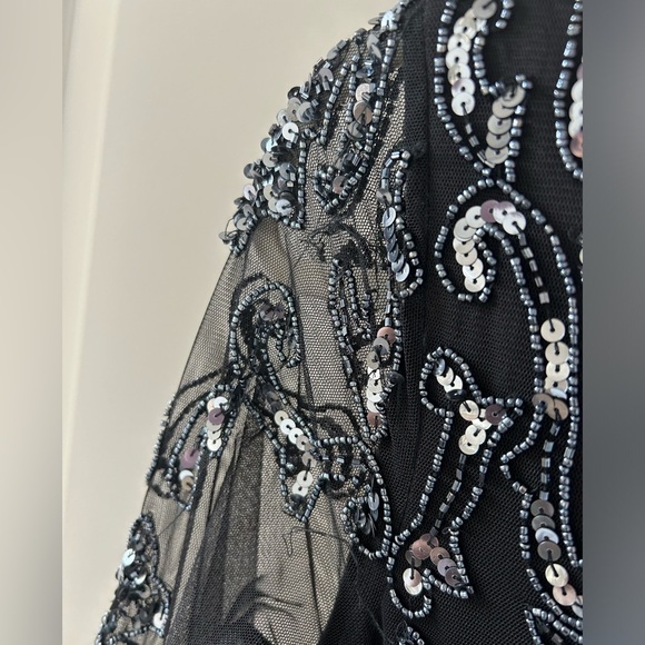 Pisarro Nights Sequin & Beaded Cocktail Sheath Dress - Picture 5 of 8